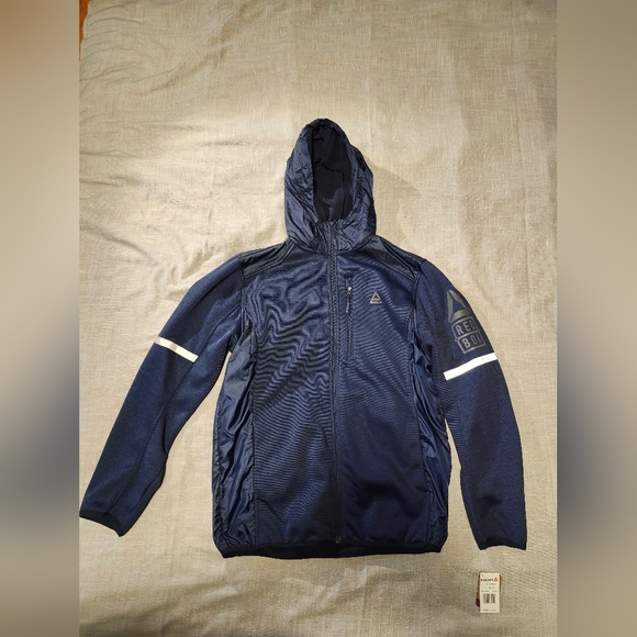 Reebok navy blue hoodie size XL (18/20) Big boy - Picture 1 of 5